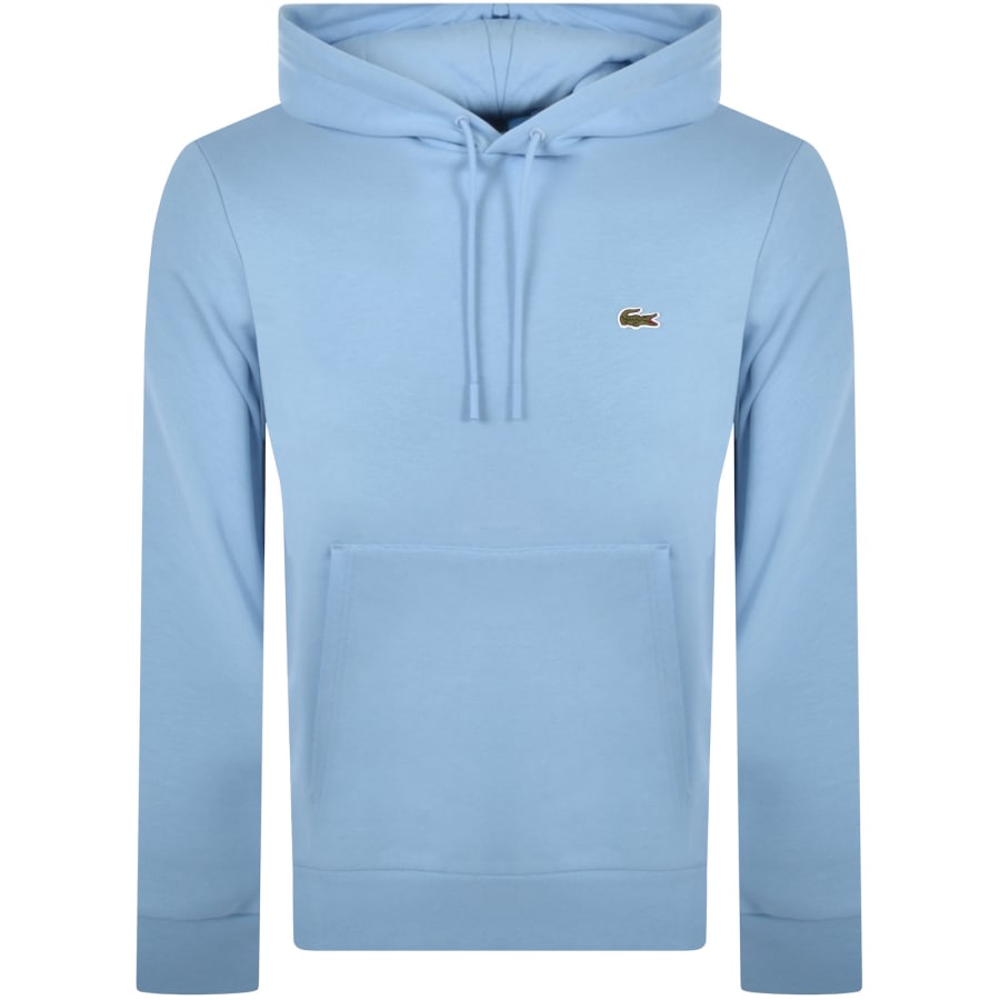 Lacoste Logo Pullover Hoodie Blue Mainline Menswear Canada